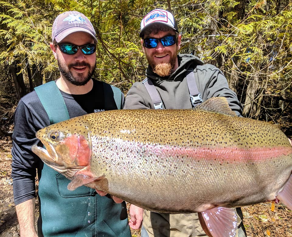 Two Rivers trout Fishing Guide Jeff Van Remortel