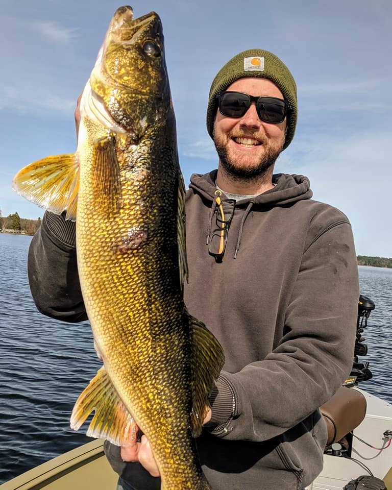 walleye fishing northern wisconsin wdh guide service