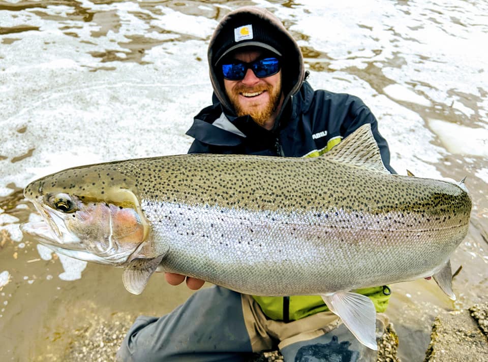 Lake Michigan Steelhead Fishing Guide Jeff Van Remortel WDH Guide Service