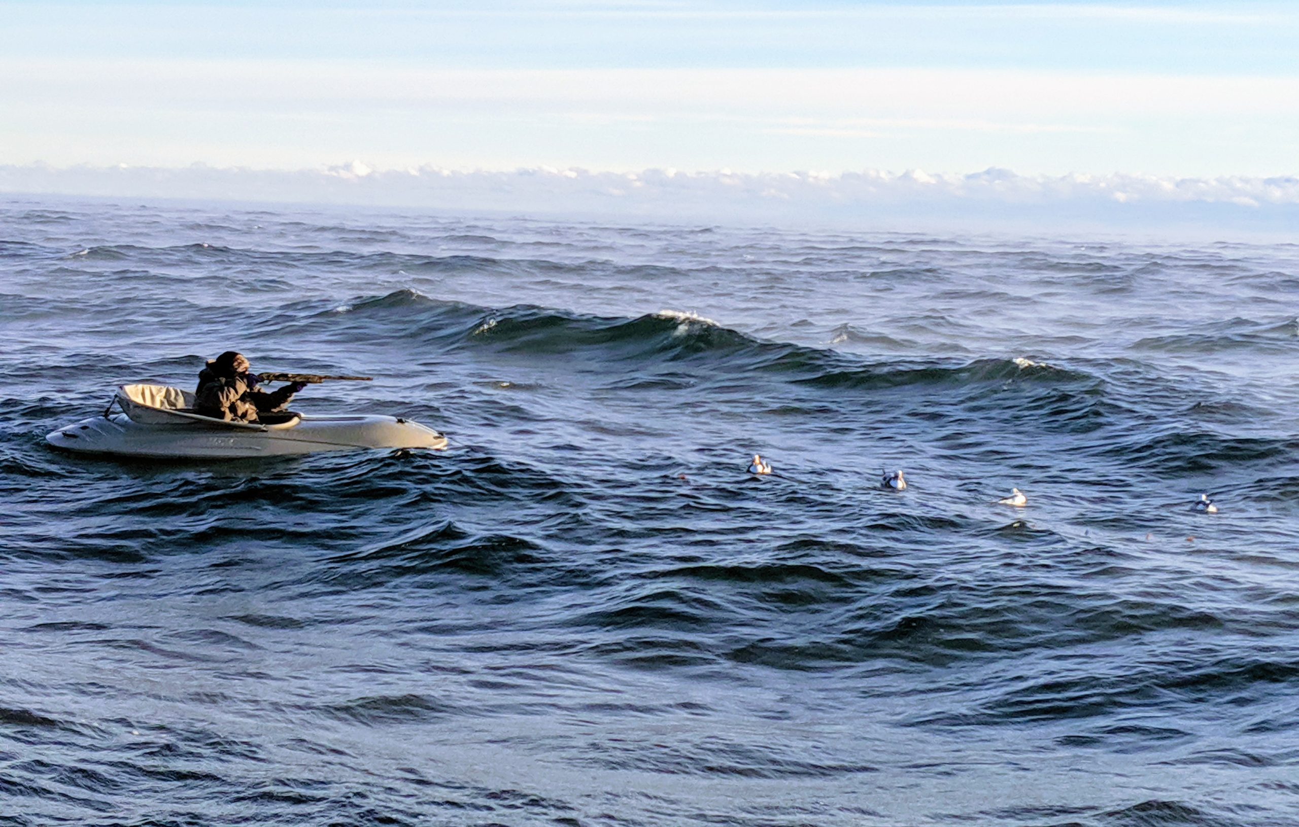 Layout Boat Hunting Ducks